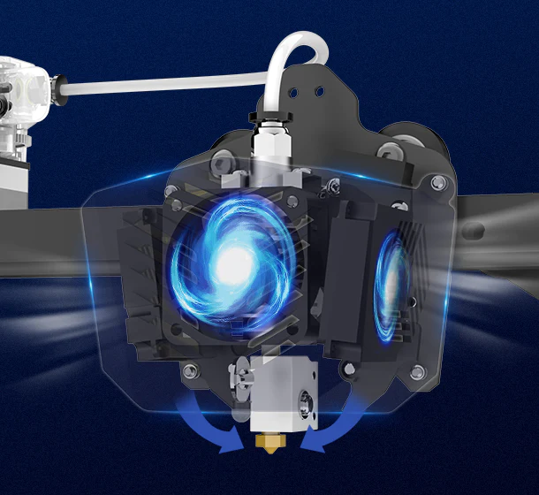 Anycubic vyper has Dual cooling fans